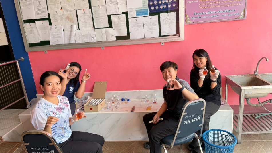 การตรวจสอบคุณภาพน้ำประปาด้วยเครื่องมือทดสอบอย่างง่าย
